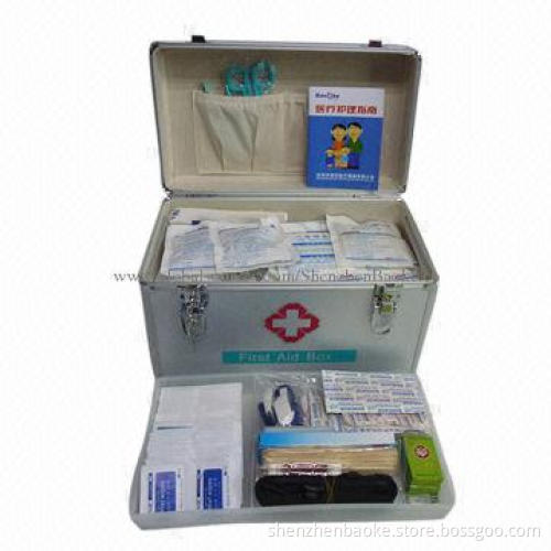 14/16" aluminium first-aid kit for medical consumables and equipment